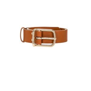 Chloe leather Joe Belt. Sunset tan.